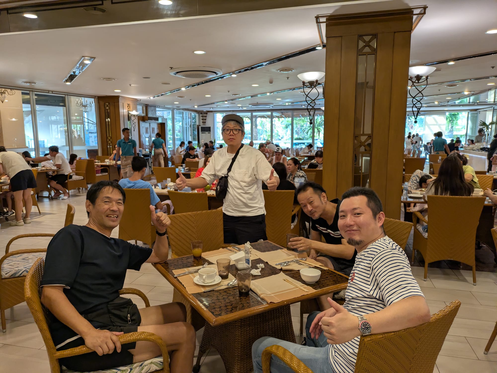 朝食会場のワンシーン